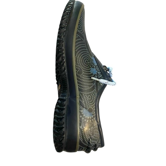 Bogs Batik Urban Farmer Slides Clogs Women’s Size 9 Blue Leaf Waterproof - Picture 6 of 9